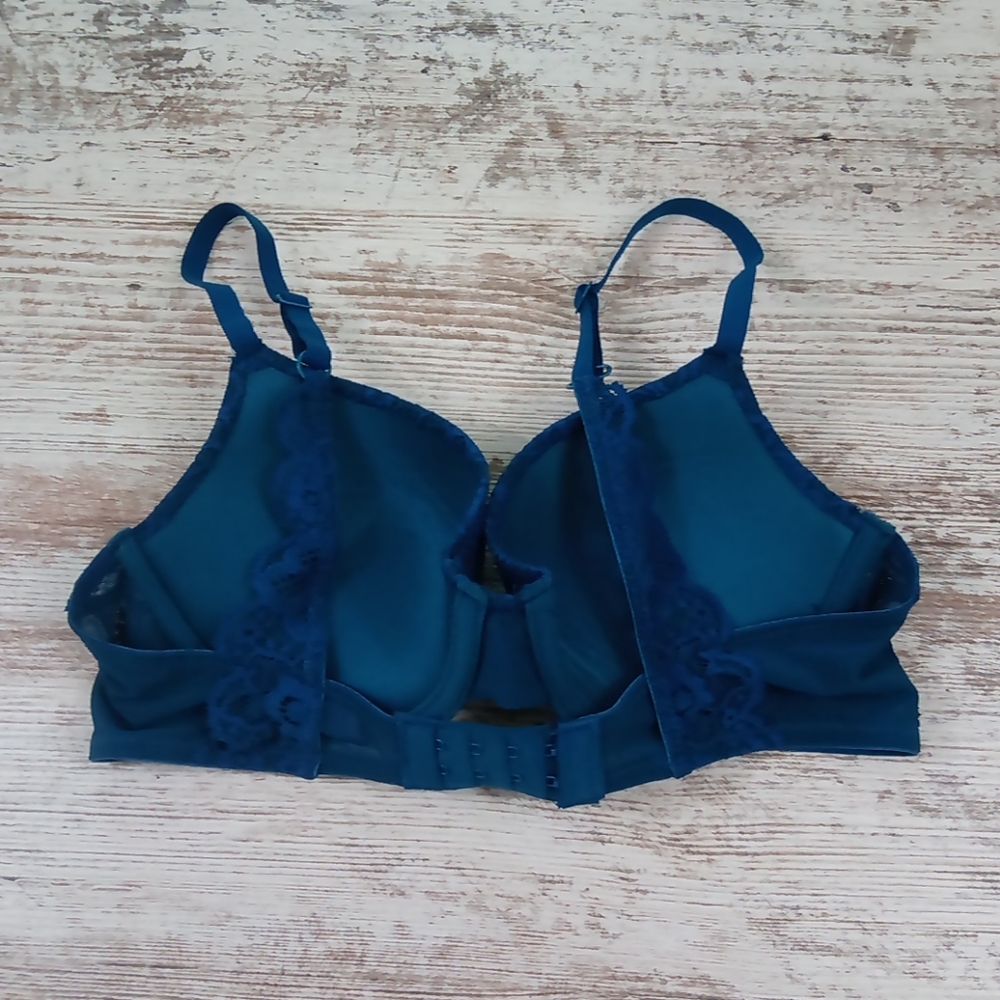 Teal Blue Lacey Bra - image 5